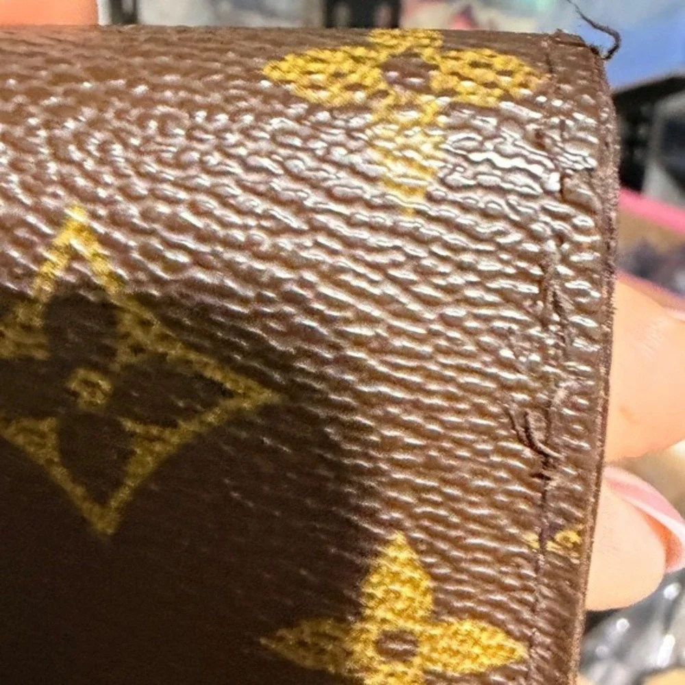 Louis Vuitton Monogram Canvas Porte Monnaie Billets‎ Tresor Wallet Brown M61730